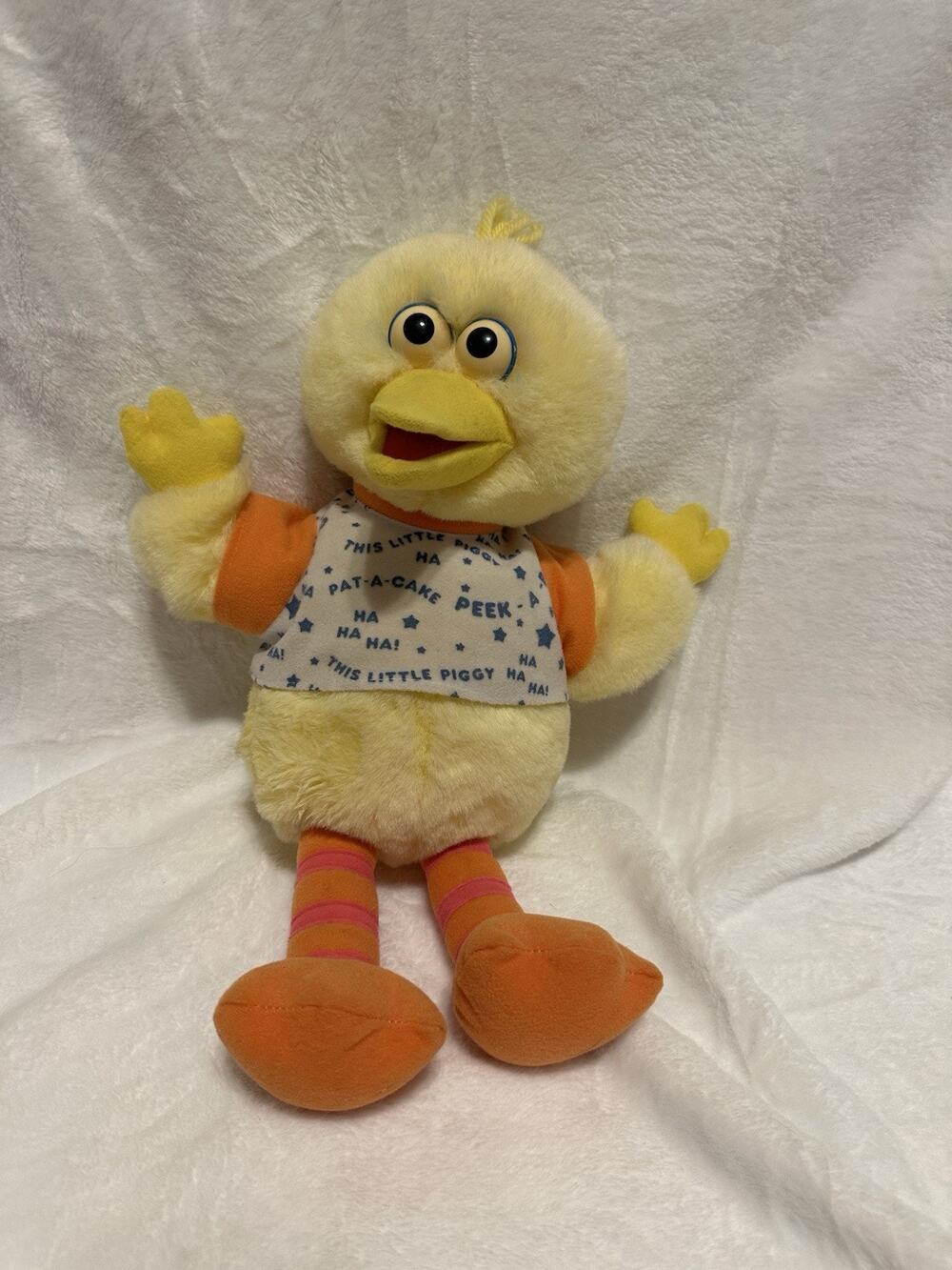 Vintage 1996 Tyco Pat-A-Cake Sesame Street big bird, works